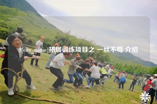 宜宾拓展训练项目之 一丝不苟 介绍